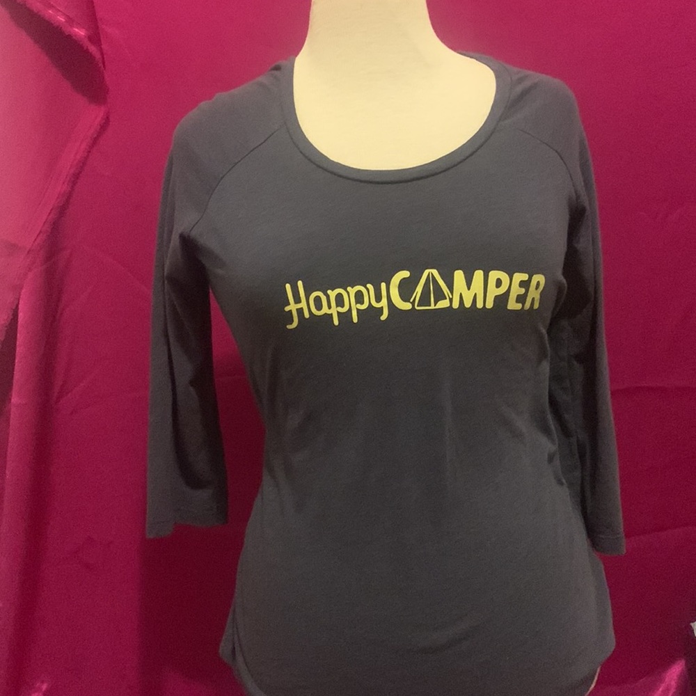 Columbia “happy camper” size M 3/4 sleeve top